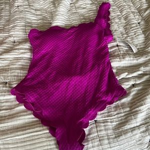 Baltic born pink scalloped swimsuit